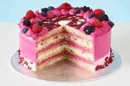 کیک-صورتی-مناسب-تولد-دخترانه